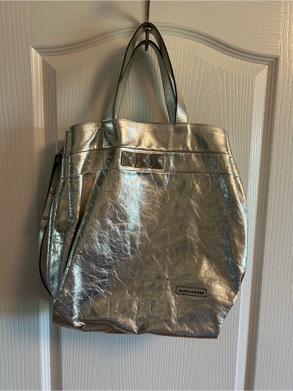 Marc Jacobs Metallic Silver Tote